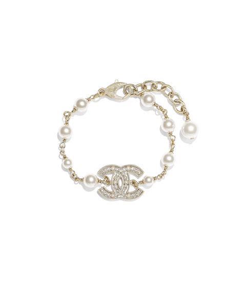 vintage chanel bracelet gold|chanel pearl bracelet price.